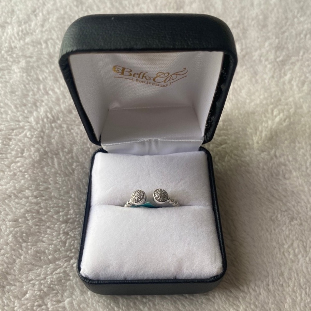 NWT 1/8 ct. t.w. Diamond Ring in Sterling Silver